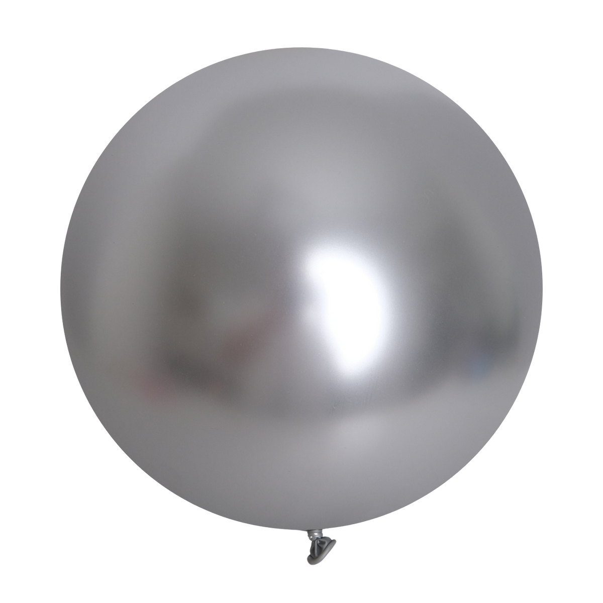 chrome silver latex balloons