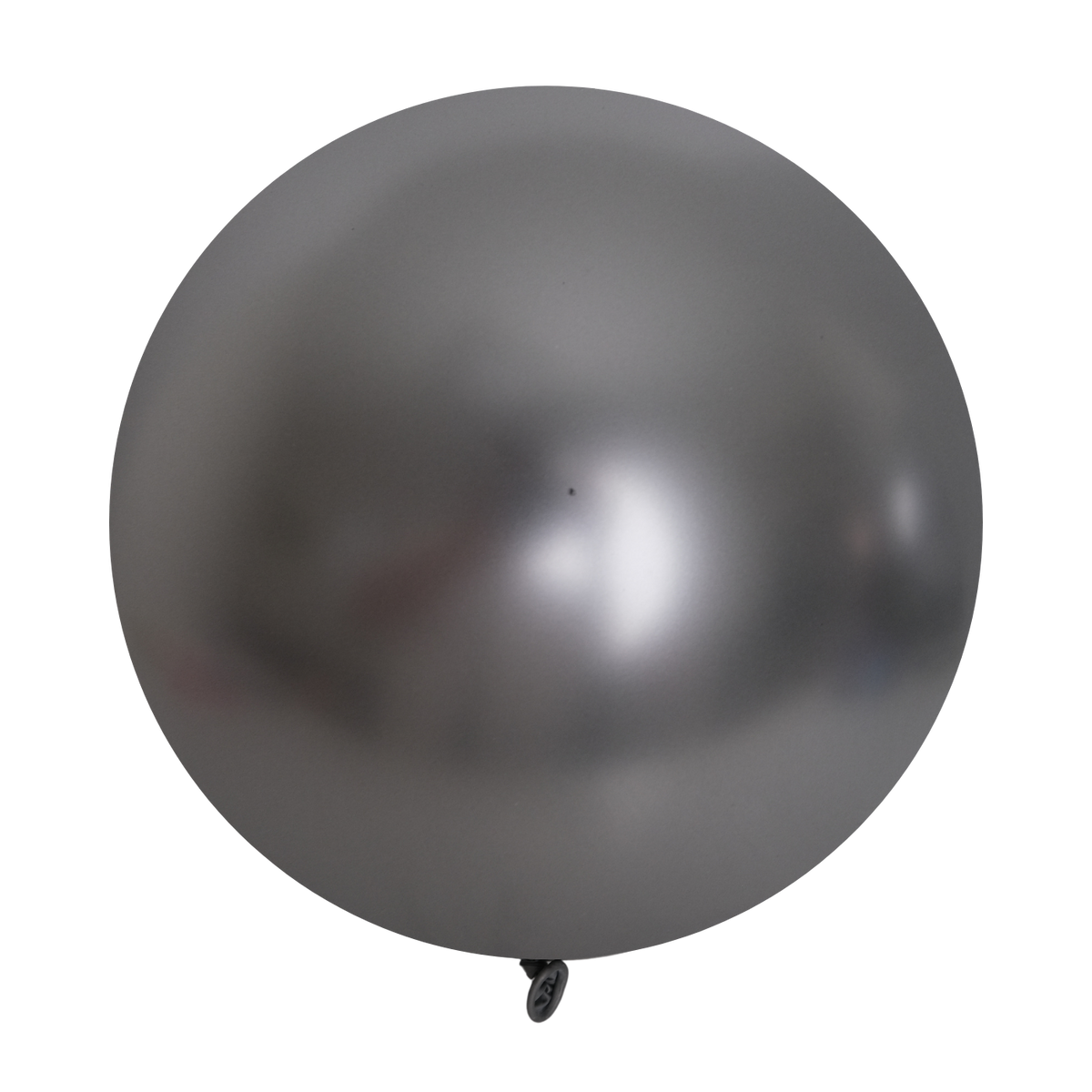 chrome grey latex balloons
