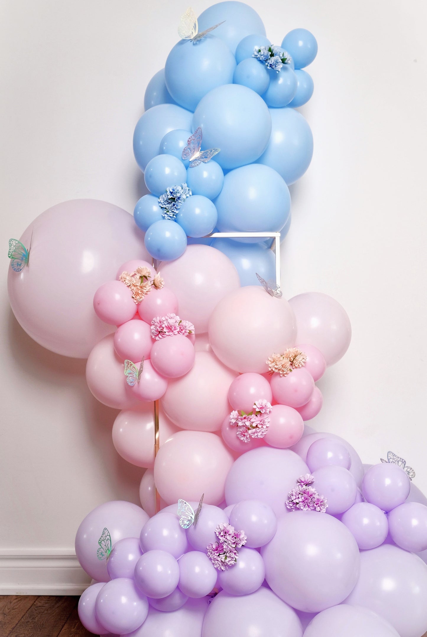 lavender latex balloons