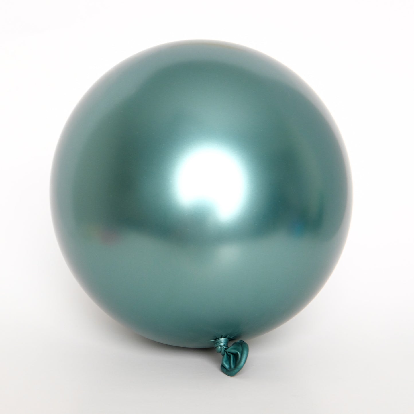 chrome green latex balloons